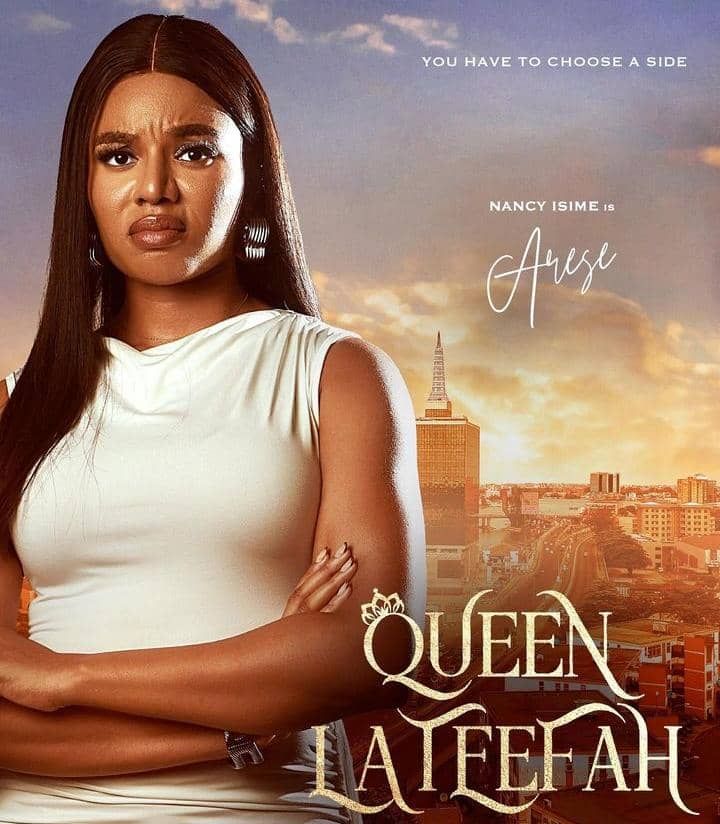 Nancy Isime as Arese. Queen Lateefah Movie Review 